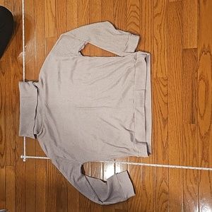 Casual, ribbed turtleneck sweater